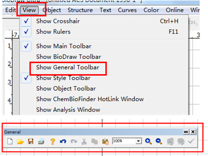 chemdraw工具栏不见了解决方法图3