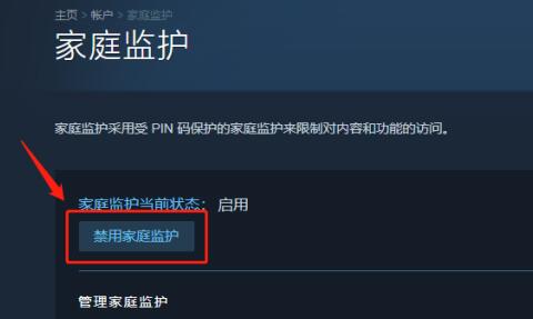 steam家庭监护怎么关闭禁用图2