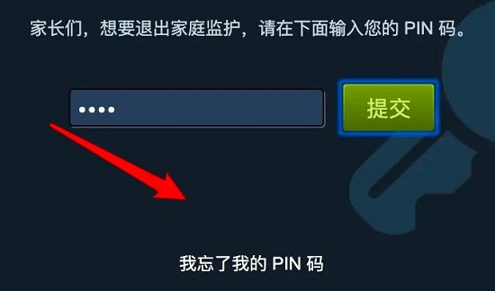 steam家庭监护pin码忘了怎么办图3