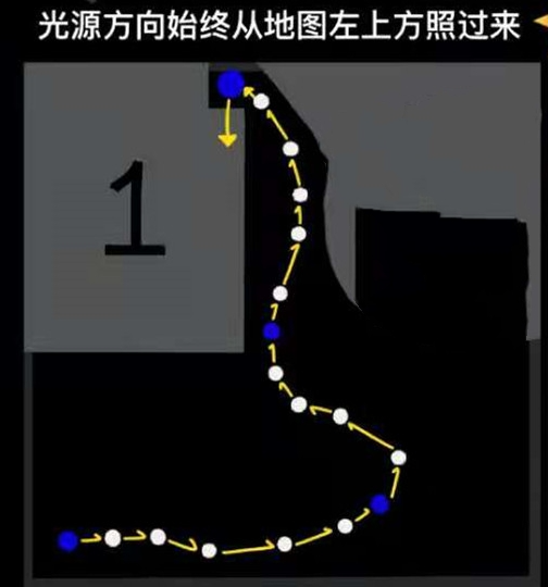 光遇火之试炼路线图 火之试炼快速过法图1