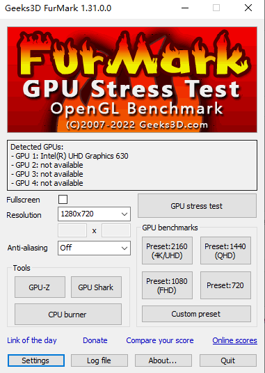 furmark烤多久不会伤显卡图3